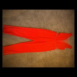 Stunning Coral Jumpsuit